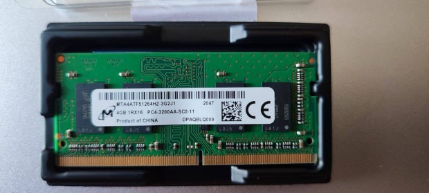 Micron 4GB 3200 MHz Sodimm DDR4 MTA4ATF51264HZ-3G2J1