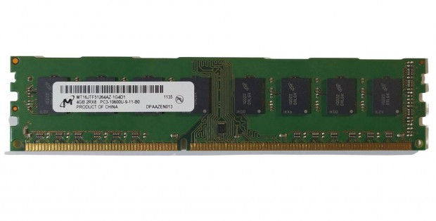 Micron 4GB DDR3 1333MHz cl9 memria