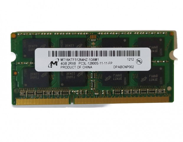 Micron 4GB DDR3 1600MHz laptop / notebook memria