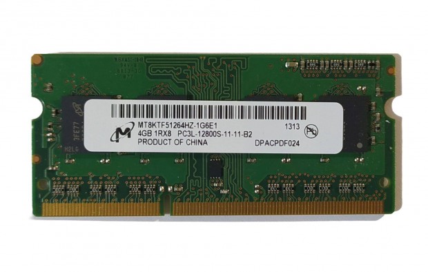 Micron 4GB DDR3 1600MHz laptop / notebook memria