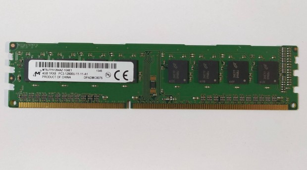 Micron 4GB DDR3 1600MHz memria