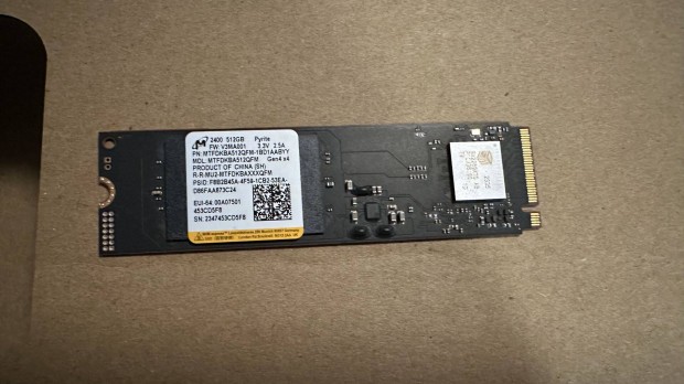 Micron 512GB M.2 2280 Nvme SSD