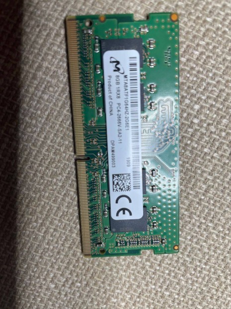 Micron DDR4 8gb 2666MHZ Sodimm laptop memoria