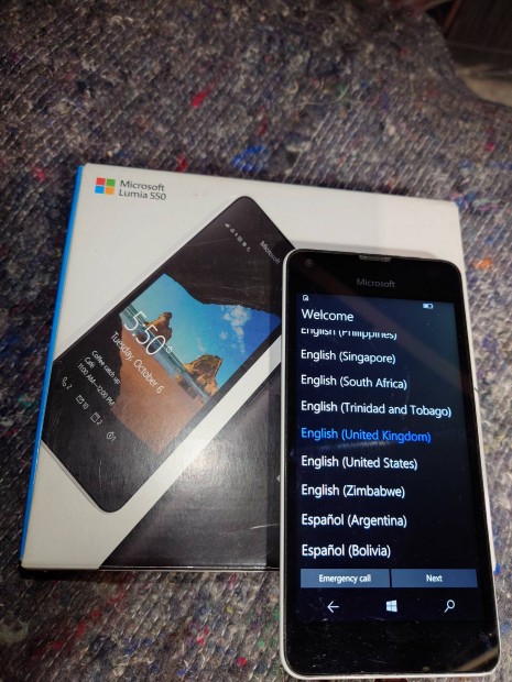 Microsoft Lumia 550 mobiltelefon elad 