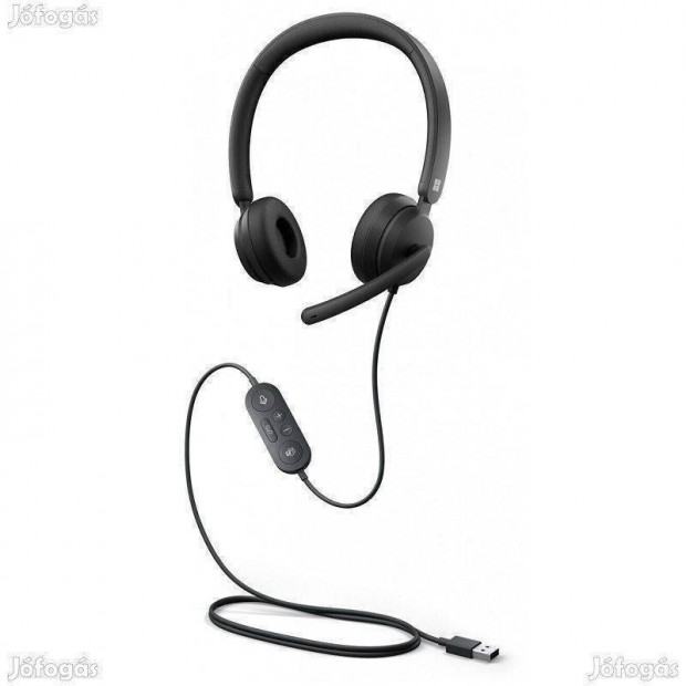 Microsoft Modern USB fejhallgat, mikrofonnal - fekete (6ID-00013)