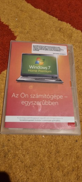 Microsoft Windows 7 home Premium 64 bites opercis rendszer 