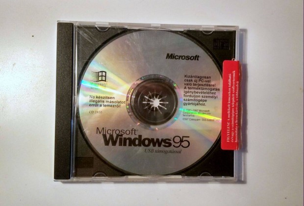 Microsoft Windows 95 CD (1997) teszteletlen