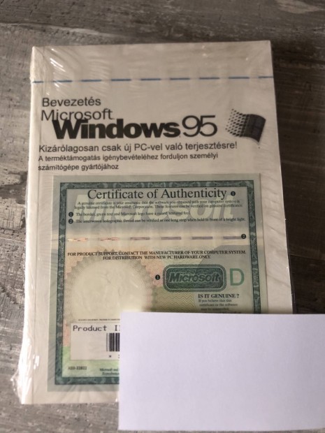 Microsoft Windows 95 telept, termkkulcs