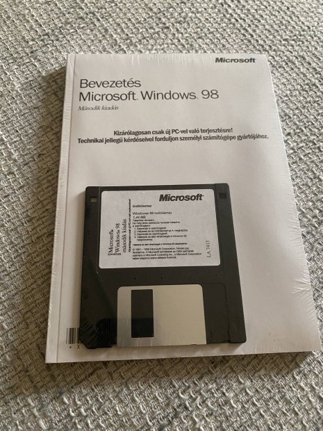 Microsoft Windows 98 telept CD, indtlemez, termkkulcs