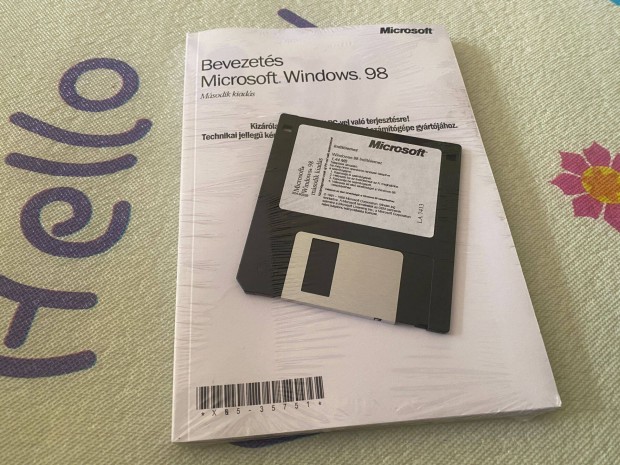 Microsoft Windows 98 telept CD, indtlemez s termkkulcs