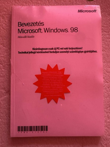 Microsoft Windows 98 telept CD, termkkulcs (msodik kiads)