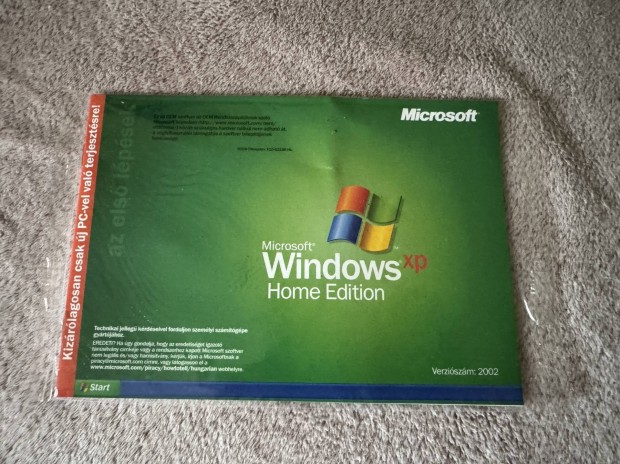 Microsoft Windows XP Home telepítő (bontatlan)