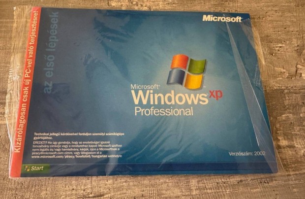 Microsoft Windows XP Professional telepítő (bontott)