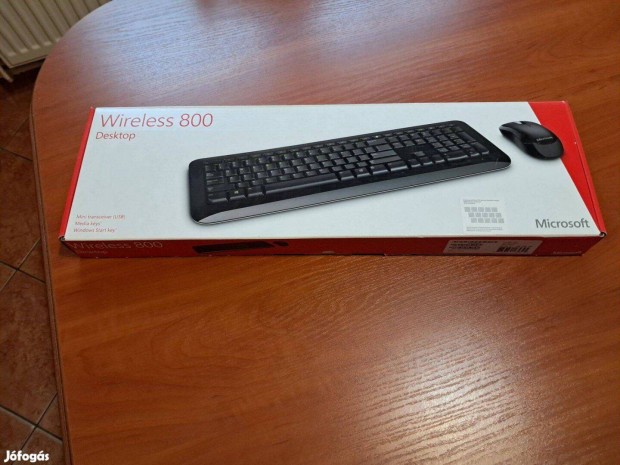 Microsoft vezet�k n�lk�li billenty�zet - eg�r szett, Teljesen �j!