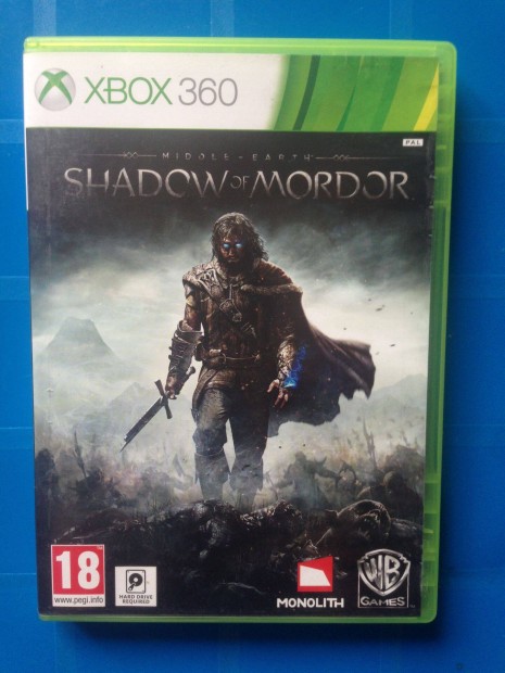 Middle Earth Shadow OF Mordor eredeti xbox360 jtk elad-csere