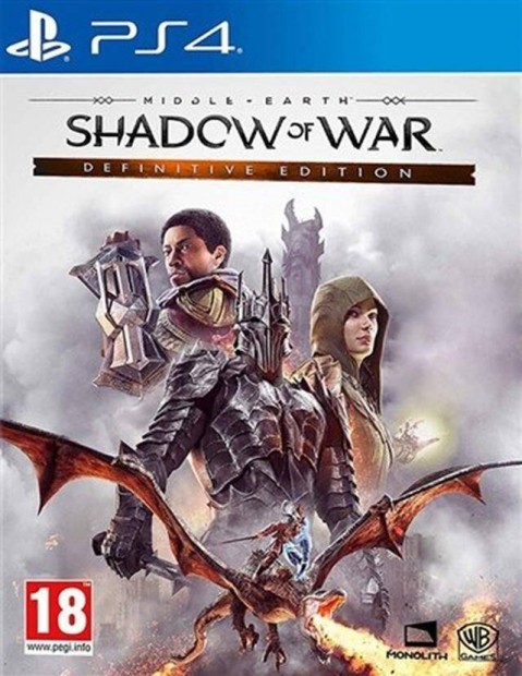 Middle-Earth Shadow of War Definitive Edition (2 Disc) PS4 jtk