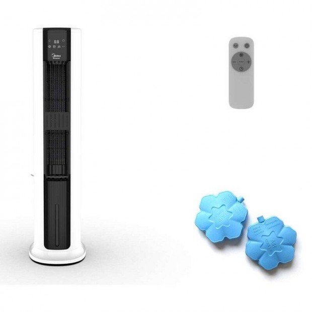 Midea AC120-19ARB toronyventilátor, párásító funkcióval,távirányítóval