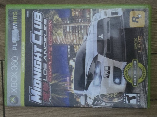 Midnight Club Los Angeles Xbox 360 hasznlt jtk 