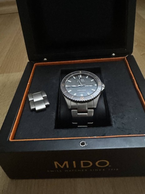 Mido Ocean Star Captain V 200m titanium 43mm csere is