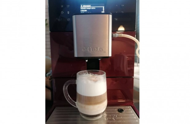 Miele kvgp, 1nyomsra Caff latte, Cappuccino, pressz Jura minsg