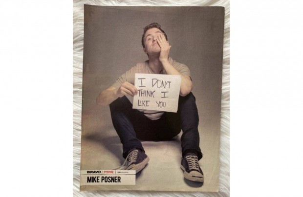 Mike Posner poszter 21x28 cm