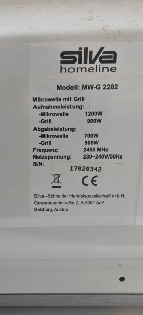 Mikró, mikrohullámú sütő eladó. Grill funkciós, szállítással is.