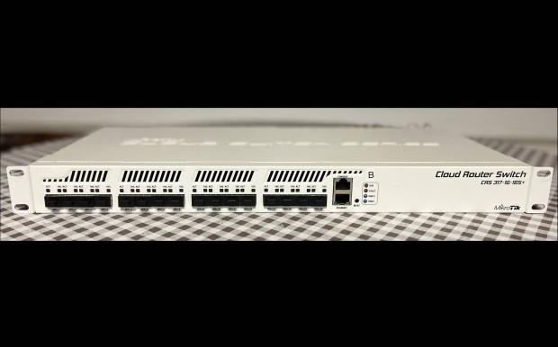 Mikrotik Routerboard CRS 317-1G-16S+ 10Gbites switch, hasznlt