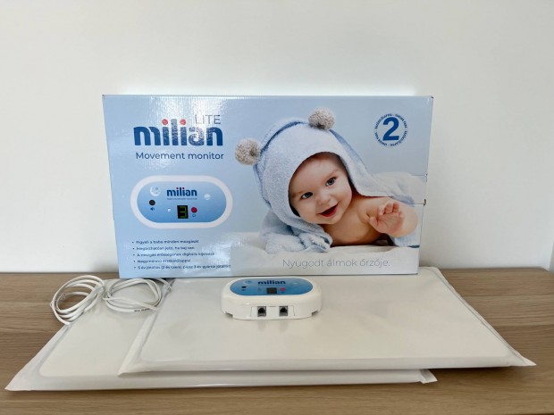 Milian Lite 2 légzésfigyelő két érzékelőlappal