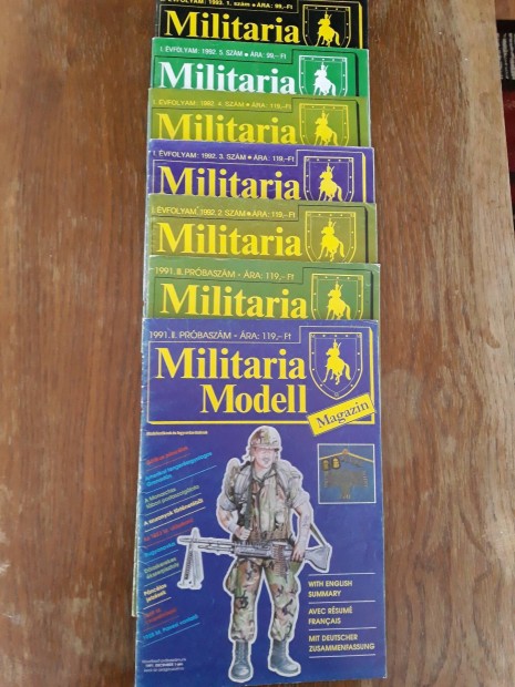 Militaria modell(7db) magazin