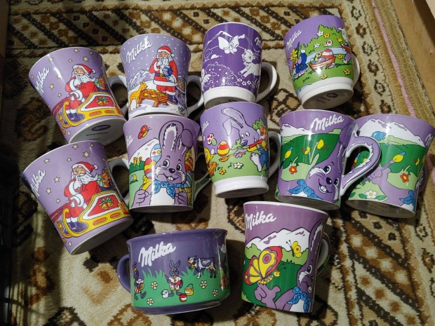 Milka bgrk 1990Ft/db nyuszis mikulsos, csirks, kakasos