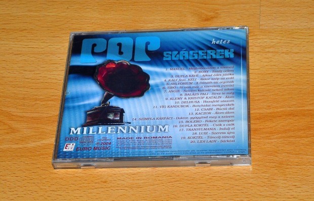 Millenium POP cd kiadvny lemez