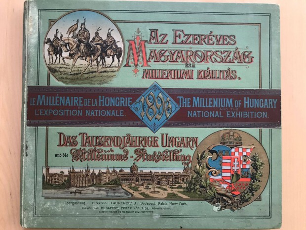 Milleniumi killts - Az ezerves Magyarorszg. Eredeti, Ritka (1896)
