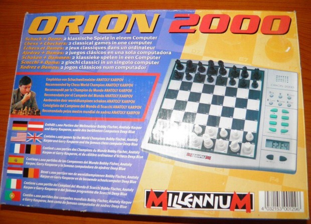 Millennium Orion 2000 sakkgp, sakk, sakkautomata, chess computer