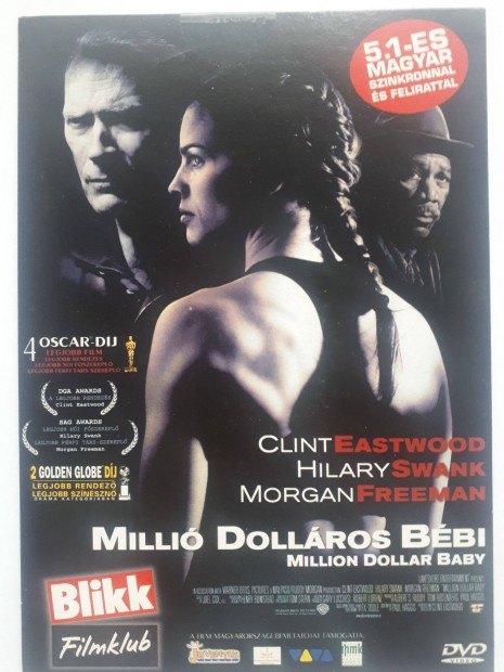 Milli dollros bbi DVD (Clint Eastwood, Hilary Swank) posta 255 Ft