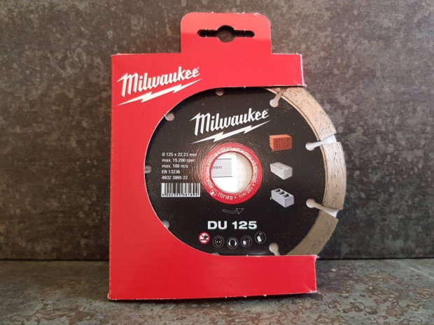 Milwaukee 125mm Gymnt vgkorong