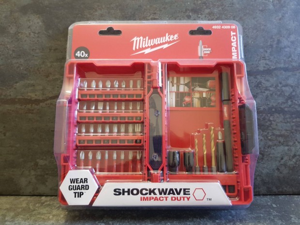 Milwaukee 40 rszes Bit s frszr kszlet befogval