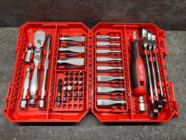 Milwaukee 42 rszes 1/4" racsnis dugkulcs, csavarhz szerszmkszlet