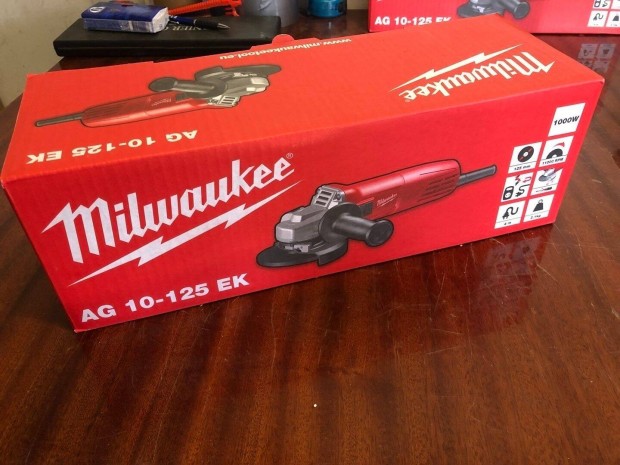 Milwaukee AG10-125EK 1000W-os 125mm-es sarokcsiszolk