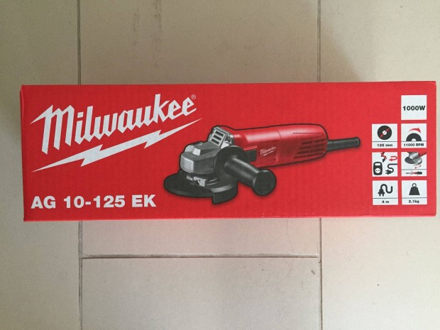 Milwaukee AG 10-125 EK Sarokcsiszol 125mm 1000W