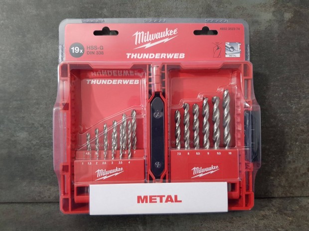 Milwaukee HSS-G Thunderweb Metal 19 rszes Fm Frszr kszlet