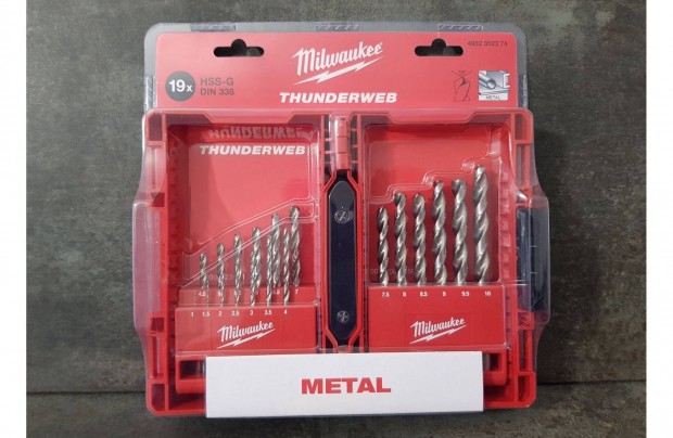 Milwaukee HSS-G Thunderweb Metal 19 rszes Fm Frszr kszlet