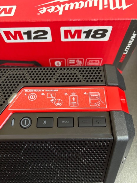 Milwaukee M12-18 Jssp-0 BLUETOOTH Akkus hangszr