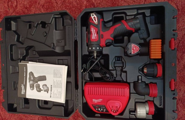 Milwaukee M12 Bddx Szett akkus frcsavaroz (j)