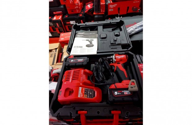 Milwaukee M18Blpdrc-502C tvefr csavaroz szett-gyorstltvel !