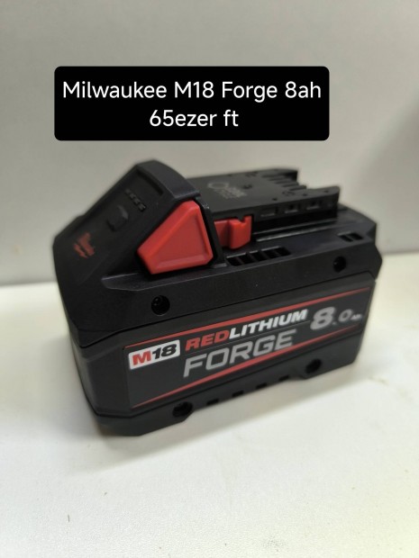 Milwaukee M18 8ah Forge Akku,Eredeti j!