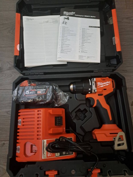 Milwaukee M18 Blpdrc akkus, sznkefe nlkli tvefr-csavaroz szett