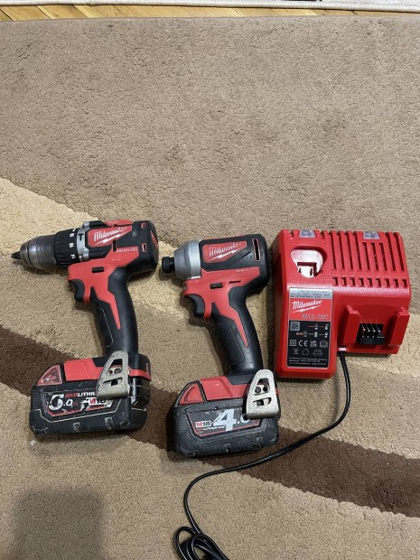 Milwaukee M18 Cblpp2A-402C akkus M18 Sznkefe Nlkli szett