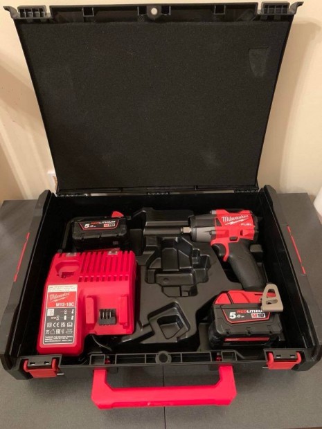 Milwaukee M18 Fmtiw2F12-502X Akkus tvecsavaroz szett