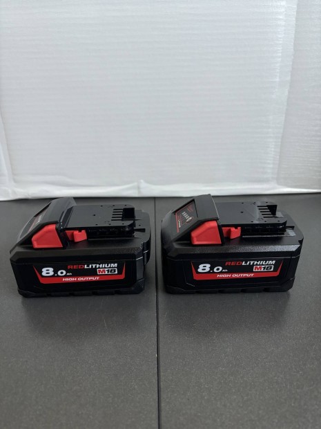 Milwaukee M18 HB8 Akkumultorok 8,0Ah/18V Li-ion