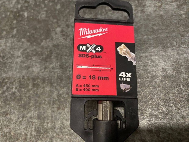 Milwaukee Mx4 SDS+ / SDS-Plus 4 l frszr 18x400 /450